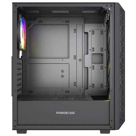 Корпус ATX Б_БП Powercase Mistral S4B ARGB (USB3.0,Audio,черный,Mesh,TG,4х120мм ARGB PWM fans,CPU Cooler до 160мм, VGA до 310мм)[CMSB-A4]