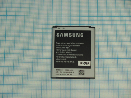 АКБ (аккумулятор) Samsung B150AC ( I8260/I8262/G3502U/G3502/G3508G3509) 3,8V 1800 mAh
