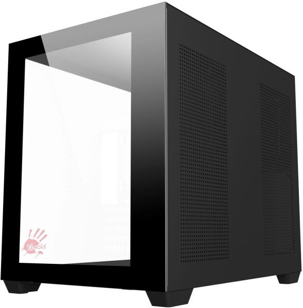Корпус Bloody BD-CC108 черный без БП mATX 9x120mm 2xUSB3.0 audio bott PSU
