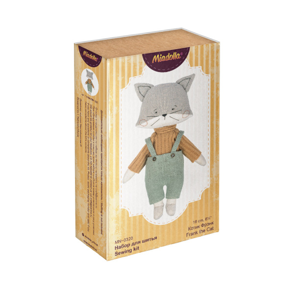 Набор для шитья "Miadolla" MN-0320 Котик Фрэнк