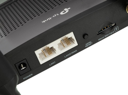 Маршрутизатор TP-Link TL-MR100 802.11b/g/n 300_Mbps 2xLAN SIM 4G/3G черный