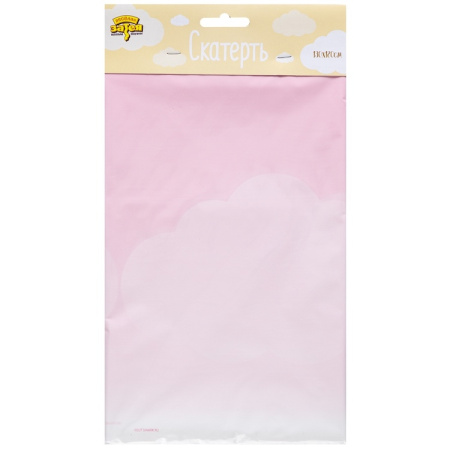 Скатерть "Грезы, розовая" 130*180см, полиэт. (1502-5092)