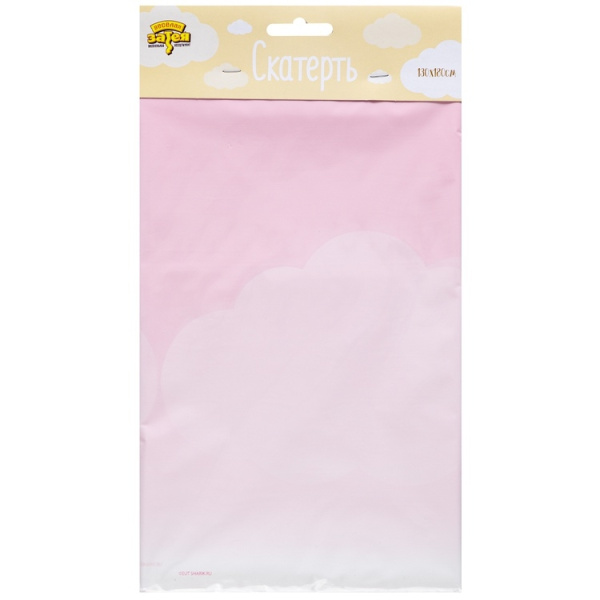 Скатерть "Грезы, розовая" 130*180см, полиэт. (1502-5092)