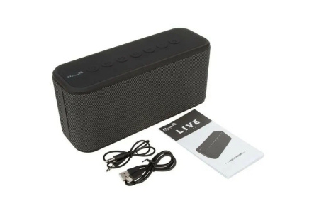 Портативная колонка ELTRONIC 20-74 LIVE Bluetooth, TWS, microSD, AUX Черный