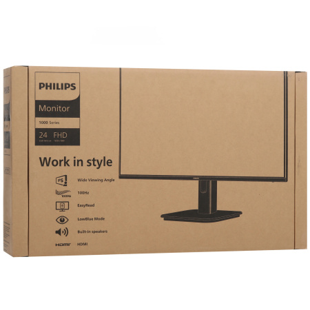 Монитор 23.8"/Philips/24E1N1100A/Черный/IPS/1920*1080/120 Гц/VGA/HDMI/Мультимедиа//