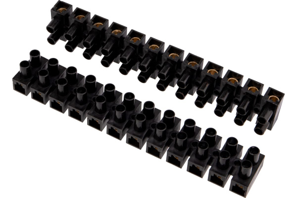 Колодка клемная винтовая КВ-35, 80А, 400в, PE, KLS KLS2-80A-35mm-12P-17-U-PP