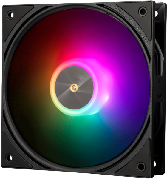 Кулер в корпус 120х120х25 Thermalright TL-P12-S ARGB черный (1500prm/4pin+ARGB Sync/52.86 CFM/22.1дБ/подшипник гидродинамический/ARGB)