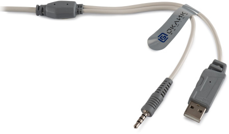 Игровая гарнитура Оклик HS-L300G полноразмерные, кабель 2.2м, White