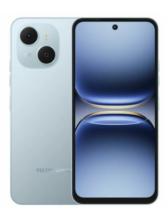 Смартфон Tecno SPARK 40C 8Гб 256Гб Ripple Blue 6.67", IPS, 1600*720, 6*1.7+2ГГц, 13Мп, 8Мп, 4G, NFC, 6000мАч, And 15
