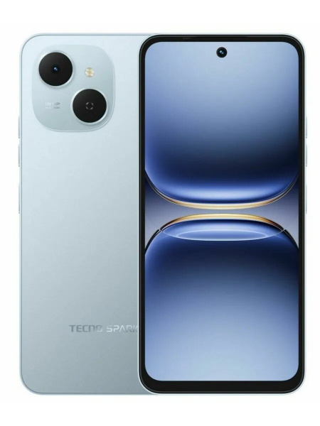 Смартфон Tecno SPARK 40C 8Гб 256Гб Ripple Blue 6.67", IPS, 1600*720, 6*1.7+2ГГц, 13Мп, 8Мп, 4G, NFC, 6000мАч, And 15