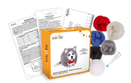 Набор для валяния "Woolla" WT-0116 "Котик Котя"