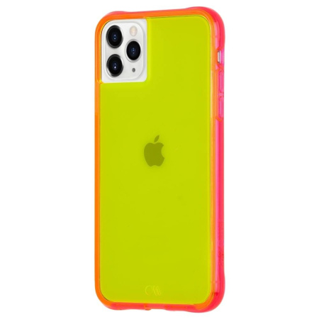 Накладка для iPhone_11_Pro_Max Case-Mate Neon Tough  желтый/розовый (CM039402)