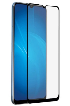 Защитное стекло для Oppo A15/A15s/A16/A17/A17k с цветной рамкой (fullscreen+fullglue) (DF oColor-27)