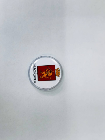 Значок сувенирный, "Красноярск", d56