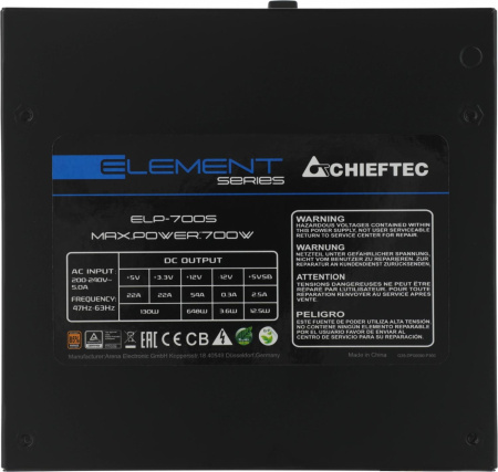 Блок питания CHIEFTEC Chieftec ATX 700W