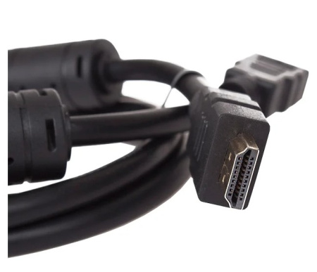 Кабель HDMI(m) - HDMI(m)  5.0м VCOM, v1.4, позол. контакт, черный