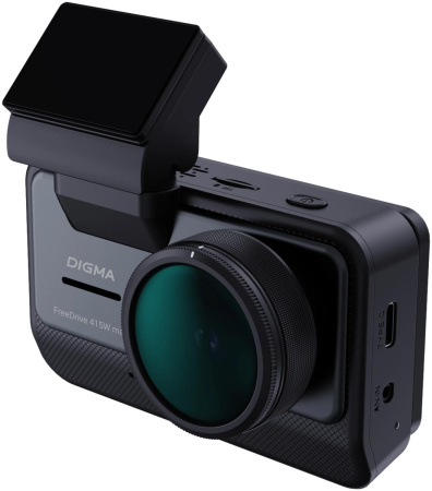 Видеорегистратор Digma FreeDrive 415W max черный 4Mpix 2160x3840 170гр. Novatek 96670
