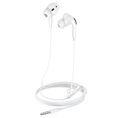 Гарнитура проводная BOROFONE BM30 Pro вставные, кабель 1.2м, белый