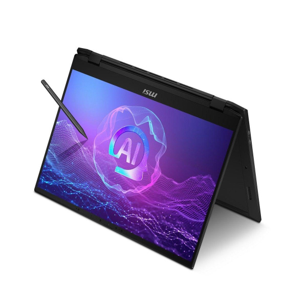 Ноутбук MSI Summit Pro 16 AI A2HVETG-084RU Core Ultra 9 285H 32Gb SSD1Tb NVIDIA GeForce RTX4050 6Gb 16" IPS Touch QHD+ (2560x1600) Windows 11 Pro black WiFi BT Cam (9S7-159631-084)