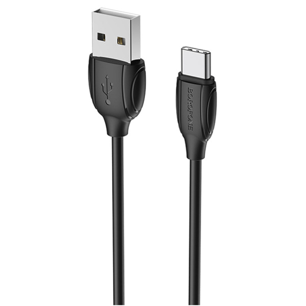 Кабель USB Type-C (m) - USB(m) BOROFONE BX19, 1м, 3.0A, черный