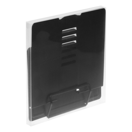 Подставка для книг СТАММ металлическая, черная ПКМ-31133