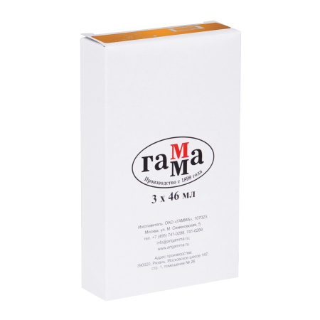 Краска масляная Гамма "Студия", 46мл, туба, охра золотистая (0.00.А046.114)