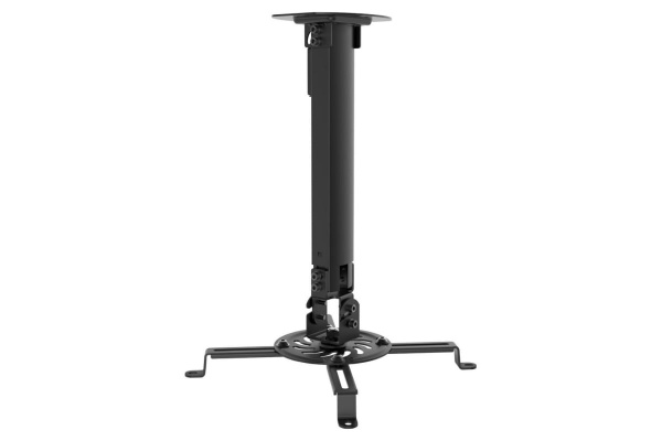 Кронштейн для проектора ITECHmount PRB-07B черный настенный\потолочный, наклон: +15°~-15°, поворот: +15°~-15°, до 13.5 кг, от стены\потолка 380-580 мм