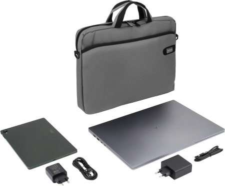 Сумка_для_ноутбука 15.6" Digma R-211 серый полиэстер (R211GY)