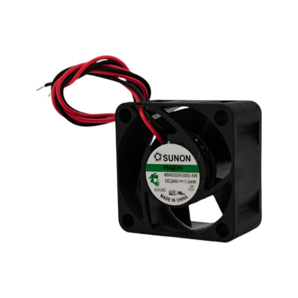 Вентилятор  40*40*20мм, 24в, 0.064а, 18.3м3/ч, 27.5дБ(А), MagLev, Sunon MB40202VX-0000-A99