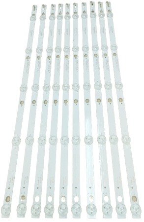 Подсветка матрицы 50" 4708-K50WDC-A2113N11 9шт, 5LED, 485, Philips 50PUT6000 Telefunken TF-LED50S51T