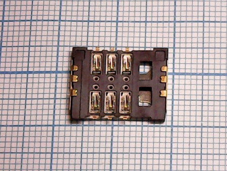 Коннектор SIM Sony D2005/D2105 (E1/E1 Dual)