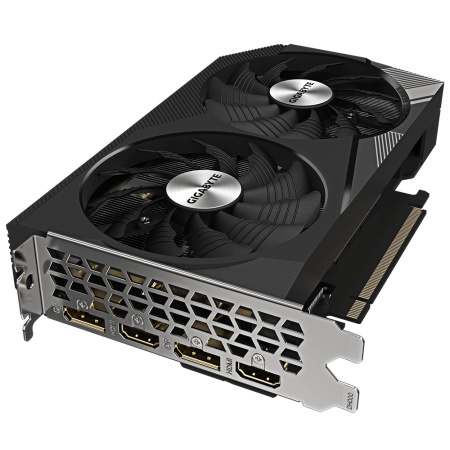 Видеокарта GeForce RTX3060 Gigabyte 12Гб WINDFORCE OC GDDR6,192bit,2HDMI,2DP (GV-N3060WF2OC-12GD 2.0