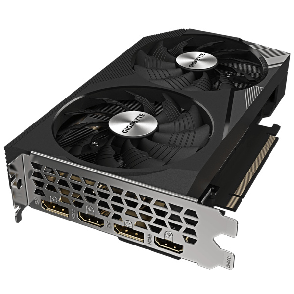 Видеокарта GeForce RTX3060 Gigabyte 12Гб WINDFORCE OC GDDR6,192bit,2HDMI,2DP (GV-N3060WF2OC-12GD 2.0