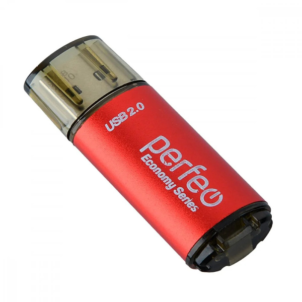 Флеш-накопитель USB2.0 4Gb Perfeo E04 (PF-E04R004ES) Красный