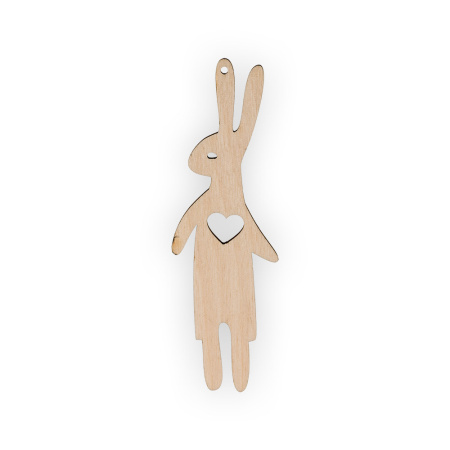 Подвеска "Mr. Carving" ВД-534 фанера 10 х 3 х 0.4 см №1 "Зайчик"
