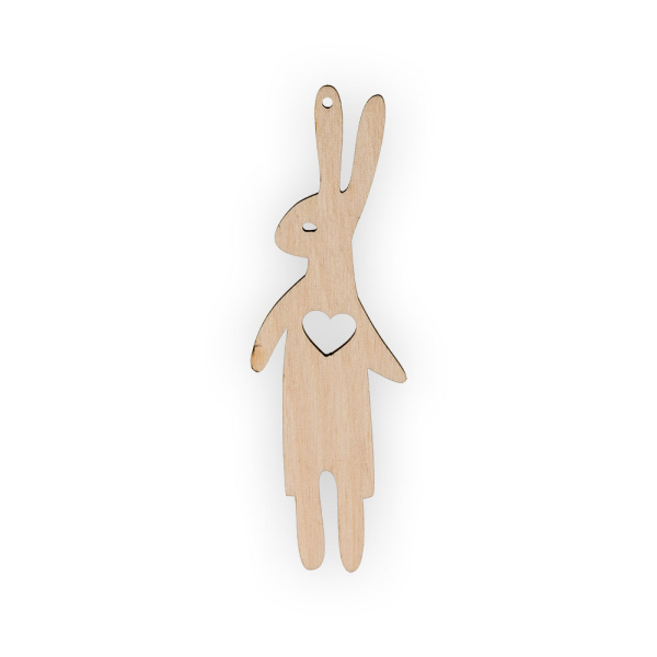Подвеска "Mr. Carving" ВД-534 фанера 10 х 3 х 0.4 см №1 "Зайчик"