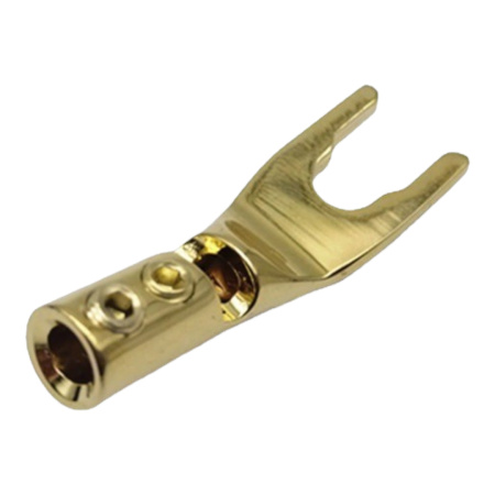 Разъем акустический Лопатка Spade (U тип), проводник до d4.4мм