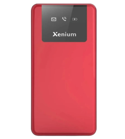 Сотовый Xenium X600 Red 2sim/2.4"/320*240/32Mb/microSD/0.3Мп/Bt/1000мАч/раскладушка