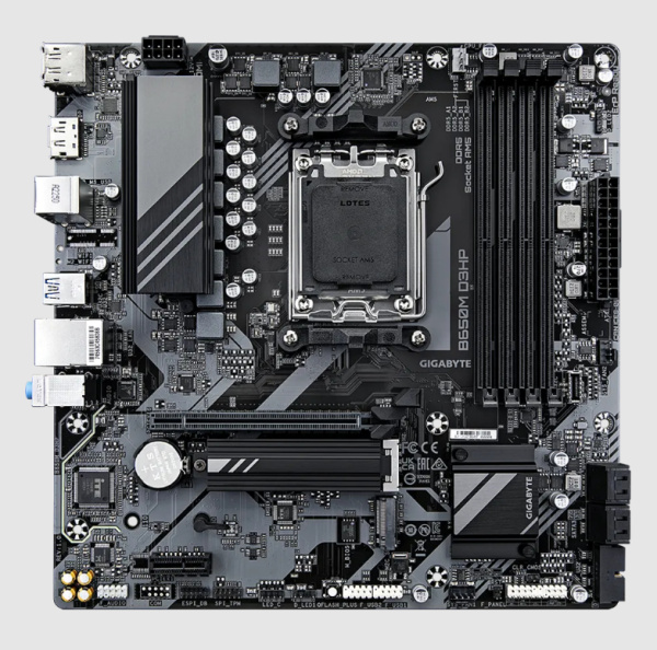 Мат.плата SocAM5 AMD B650 Gigabyte B650M D3HP (mATX,4DDR5,2M.2,PCI-E16,PCI-E,HDMI,2DP,PC7600)