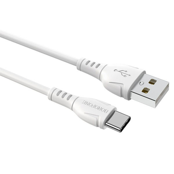 Кабель USB Type-C (m) - USB(m) BOROFONE BX51, 1м, 3.0A, белый