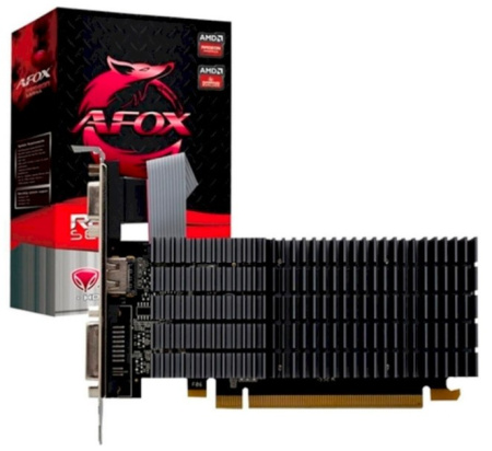 Видеокарта Radeon R5 220 Afox 1Гб GDDR3,64bit,DVI,HDMI,VGA (AFR5220-1024D3L9-V2) ret