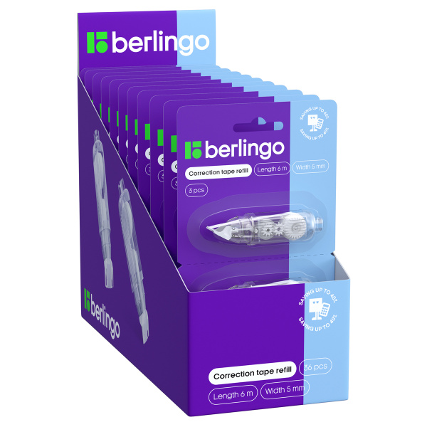 Корректирующая лента Berlingo СМЕННАЯ 5мм.*6м. (FKr_03012)
