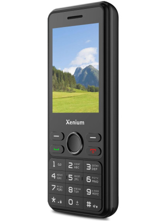 Сотовый Xenium X280 Black 2sim/2.8"/320*240/32Mb/microSD/0.3Мп/Bt/3000мАч/моноблок