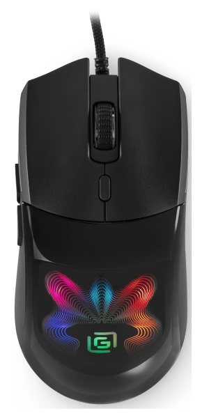 Игровая мышь USB Oklick 714GM оптическая, 7200dpi, 6кн, Black