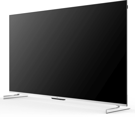 Телевизор QLED Digma Pro 65" Mini LED 65Q Google TV Frameless серебристый/серебристый 4K Ultra HD 144Hz MEMC DVB-T DVB-T2 DVB-C DVB-S DVB-S2 USB WiFi Smart TV