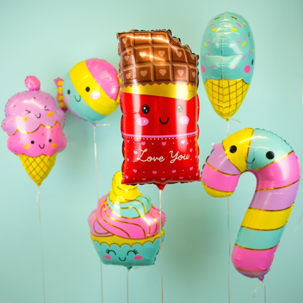 Шар воздушный "Шоколадка" 61 см. фольгир., (23440)