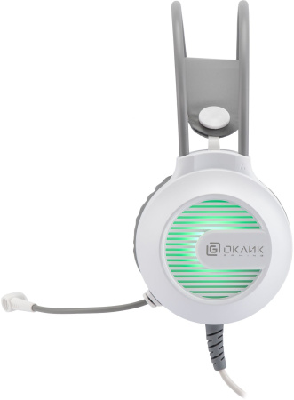 Игровая гарнитура Оклик HS-L300G полноразмерные, кабель 2.2м, White