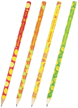 Карандаш ч/гр. BRAUBERG "FRESH ZONE" НВ (181759)