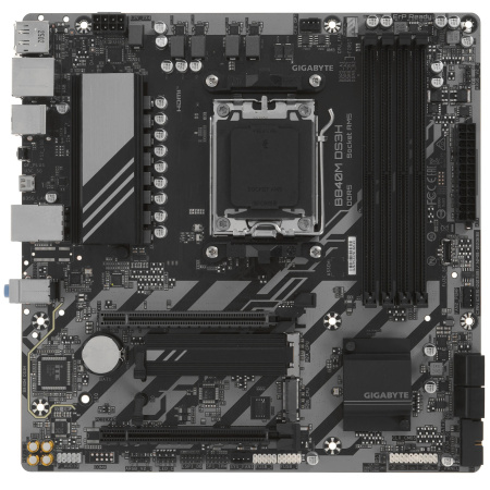 Мат.плата SocAM5 AMD B840 Gigabyte B840M DS3H (mATX,4DDR5,2M.2,2PCI-E16,2DP,HDMI,PC8200)