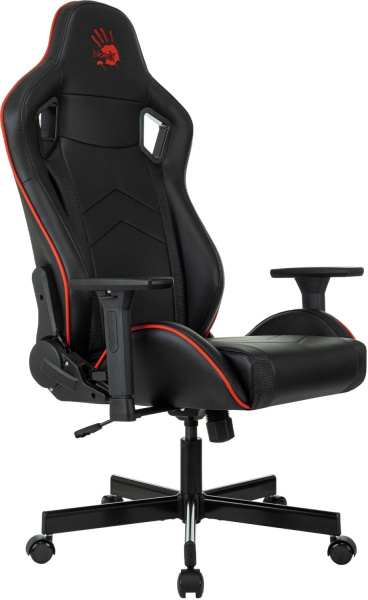 Кресло игровое A4Tech Bloody GC-840 черный сиденье черный экокожа с подголов. крестов. металл черный пластик черный (комплект 1шт)